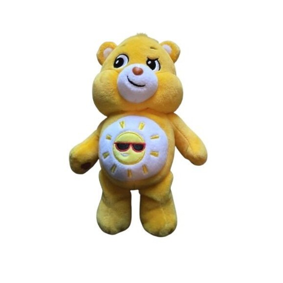 Care Bears Funshine Bear Plush: Unlock the Magic Yellow Bear 9" - Picture 1 of 4